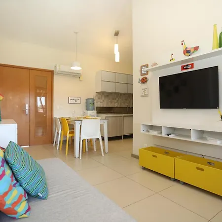 Flat pé na areia vista mar Oka Beach Muro Alto-3
